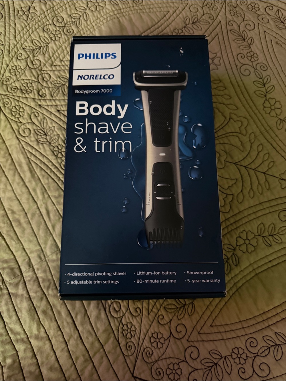 Philips Norelco Bodygroom 7000 Black and Silver Body Shaver